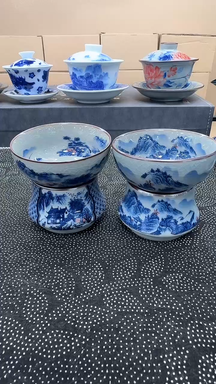 【闪购商品】茶漏系列套装高温烧制而成简约高端