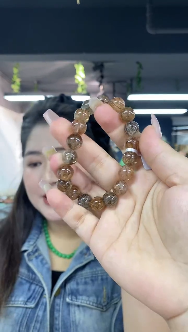 水晶手串未镶嵌多样性发其一颜色微差