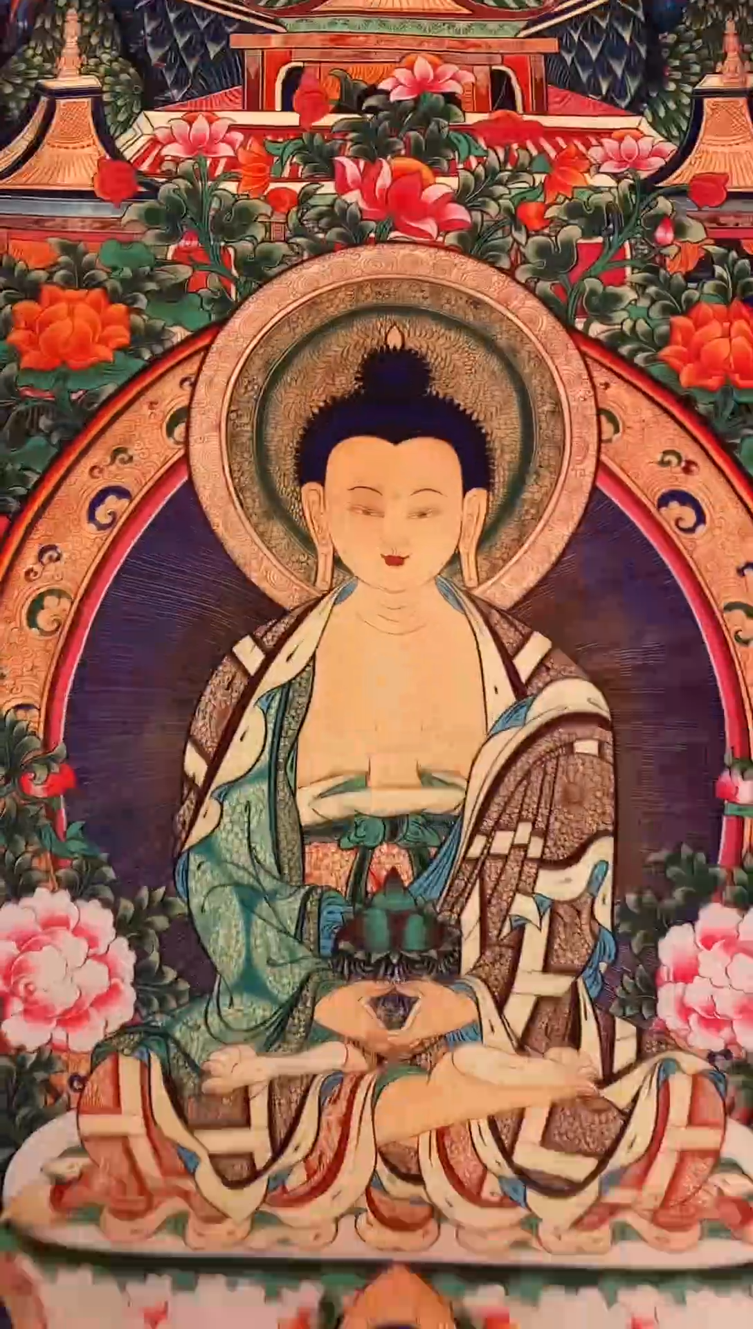 装裱画精美唐卡tk16049