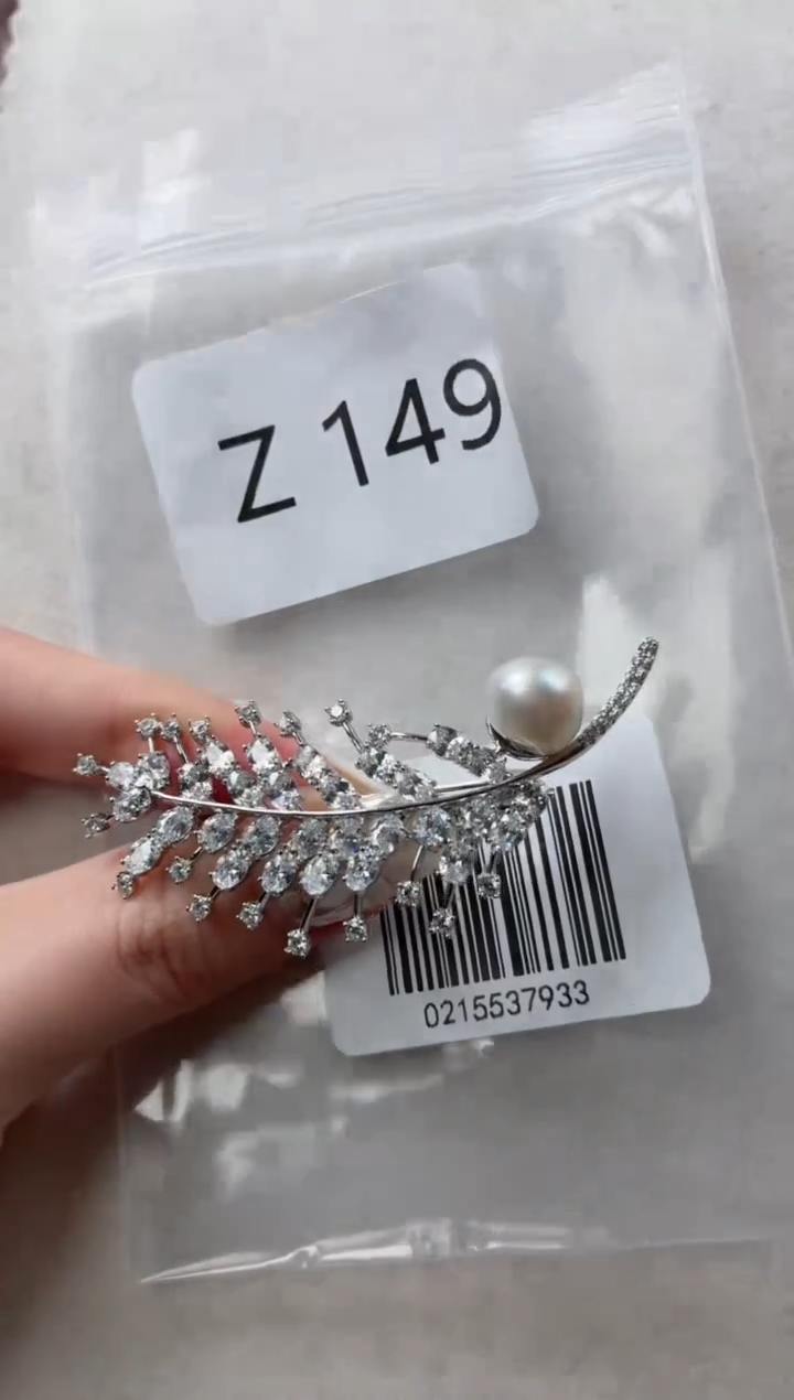 未镶嵌胸针海水珍珠Z149