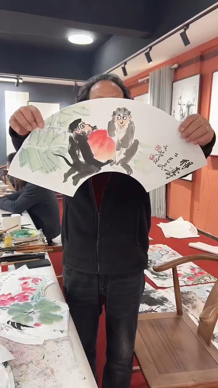 国画周大拙/国画/花鸟