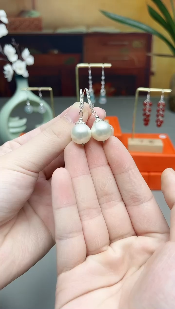 耳饰拼合珍珠（马贝珠）未镶嵌239