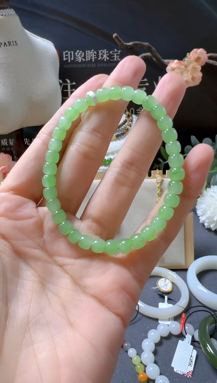 未镶嵌手链和田玉/支持复检/多样性发一cg