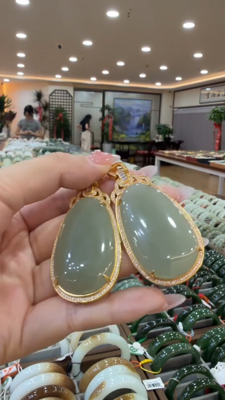 颈饰未镶嵌和田玉挂件（多样性，发一）