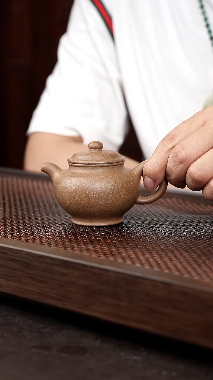 茶壶紫砂芝麻绿掇只