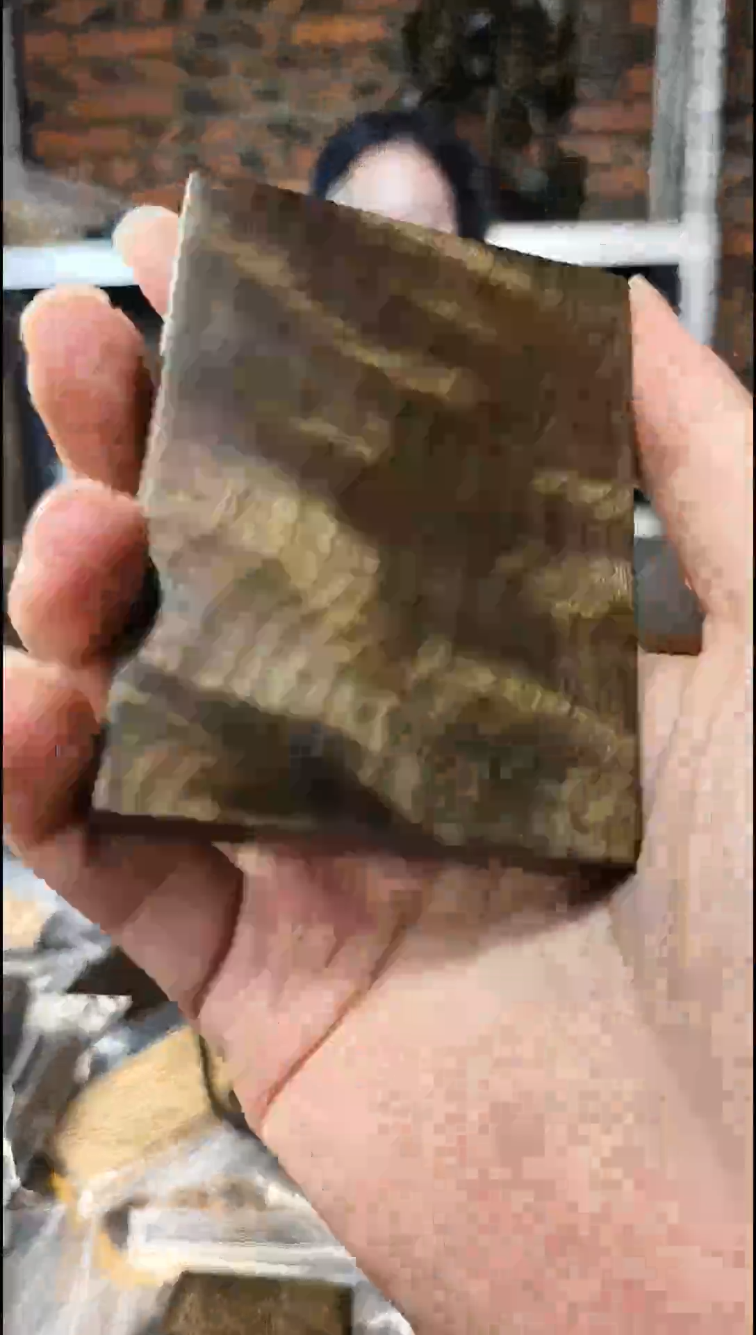 【闪购商品】金丝楠无事牌手把件