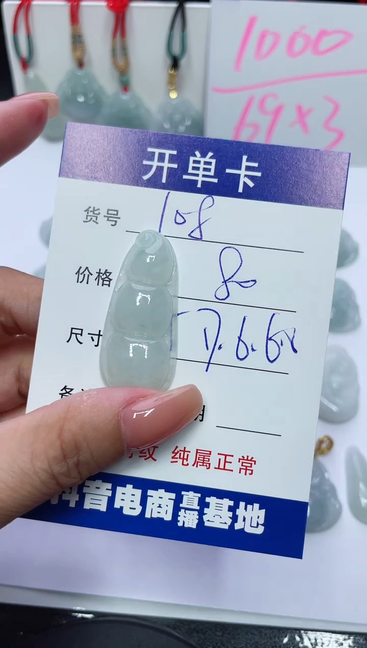 【闪购商品】翡翠颈饰未镶嵌A货 108