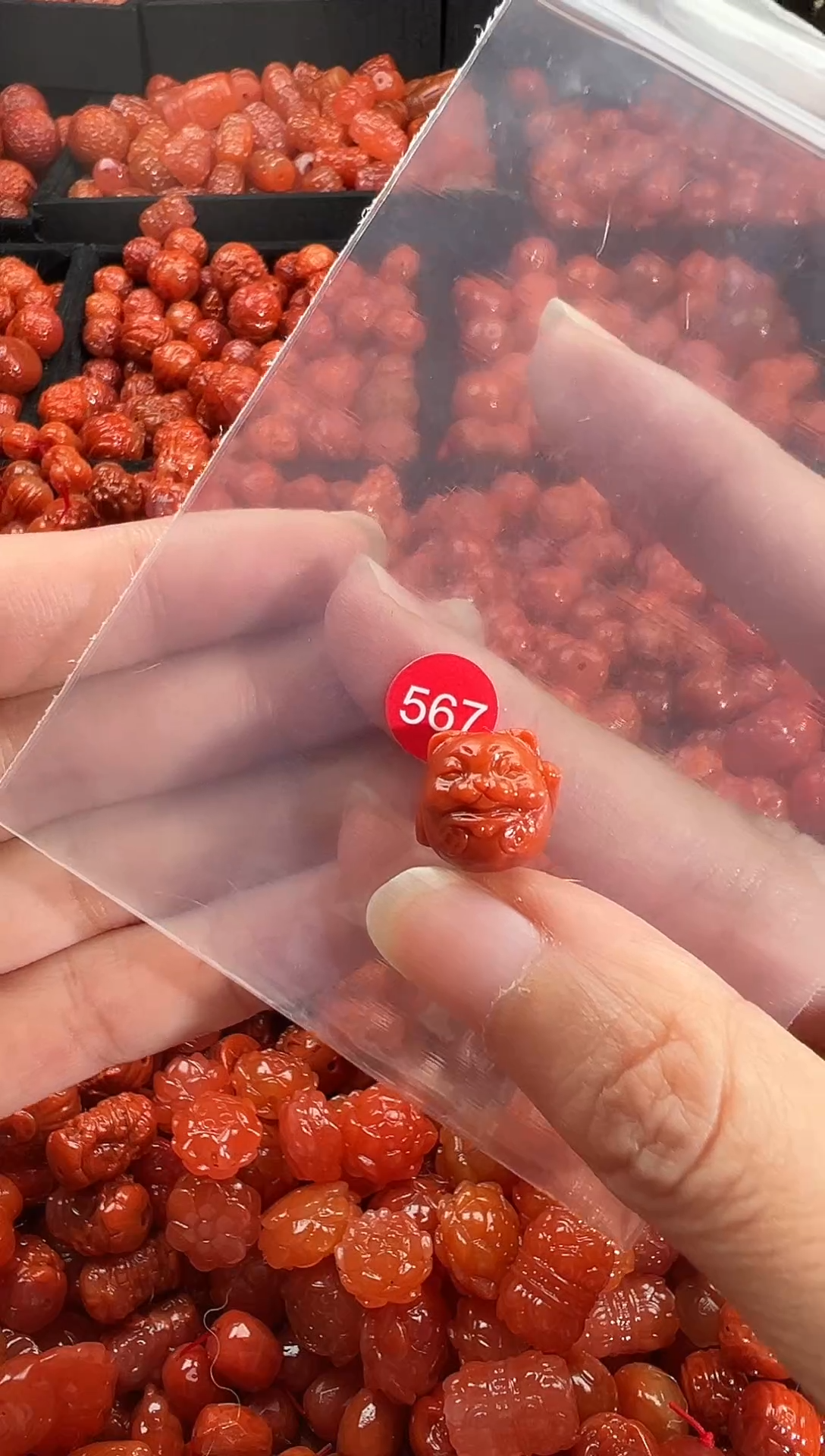 颈饰未镶嵌南红玛瑙1