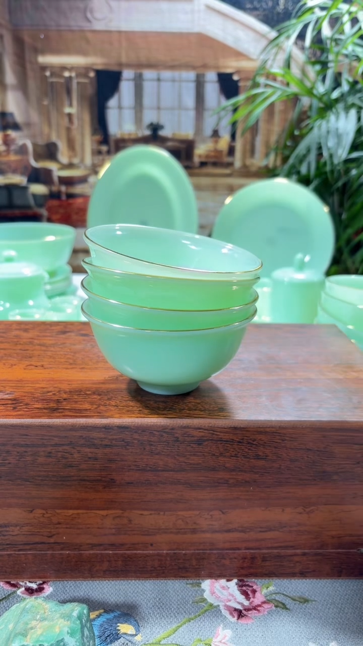 【闪购商品】... 4.5英寸玉瓷碗4个口径11.5厘米 