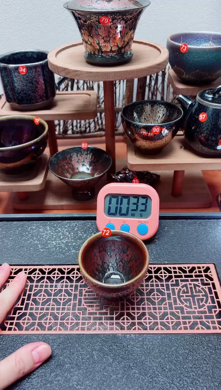 茶盏他**！72号建盏工匠茶器