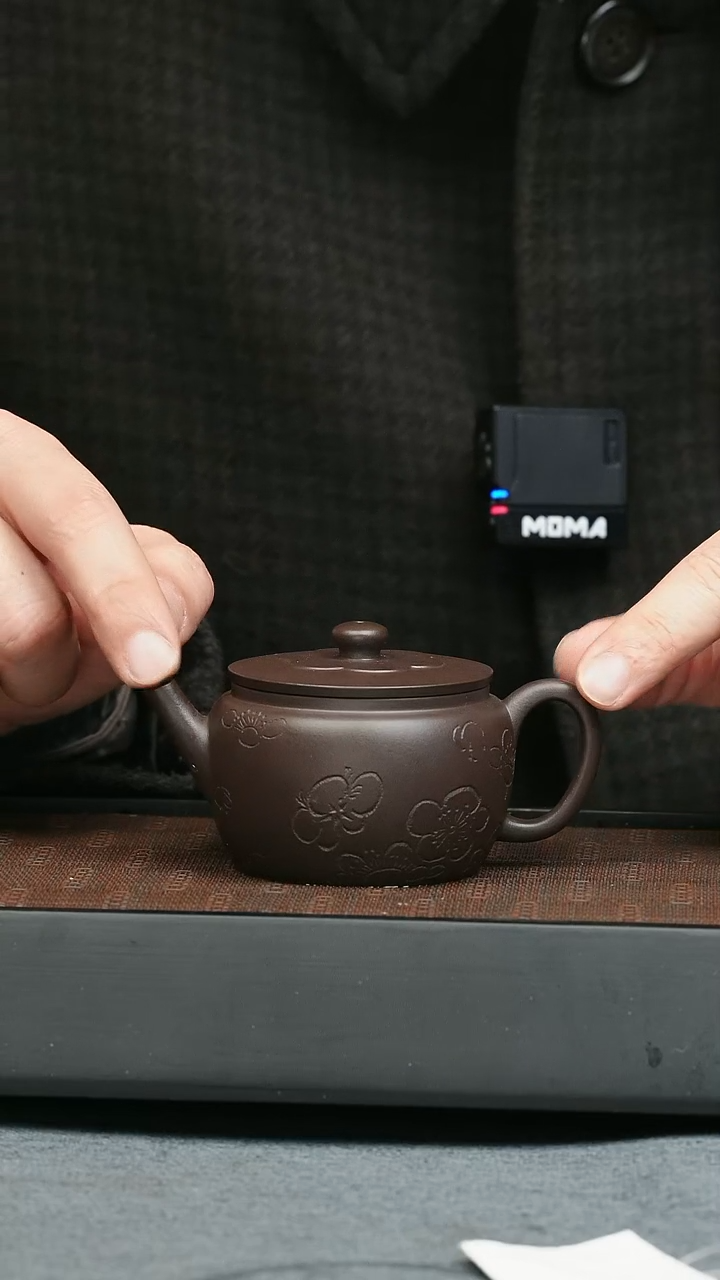 【闪购商品】紫砂茶壶五堂 莲意120cc-曼陀版