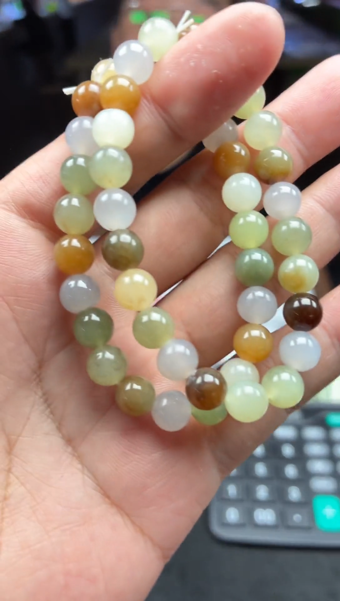 未镶嵌手链和田玉天然和田玉多样性发其一FL000028