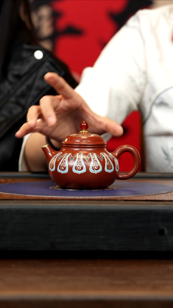 【闪购商品】紫砂茶壶WYS 朱泥 容天 220cc