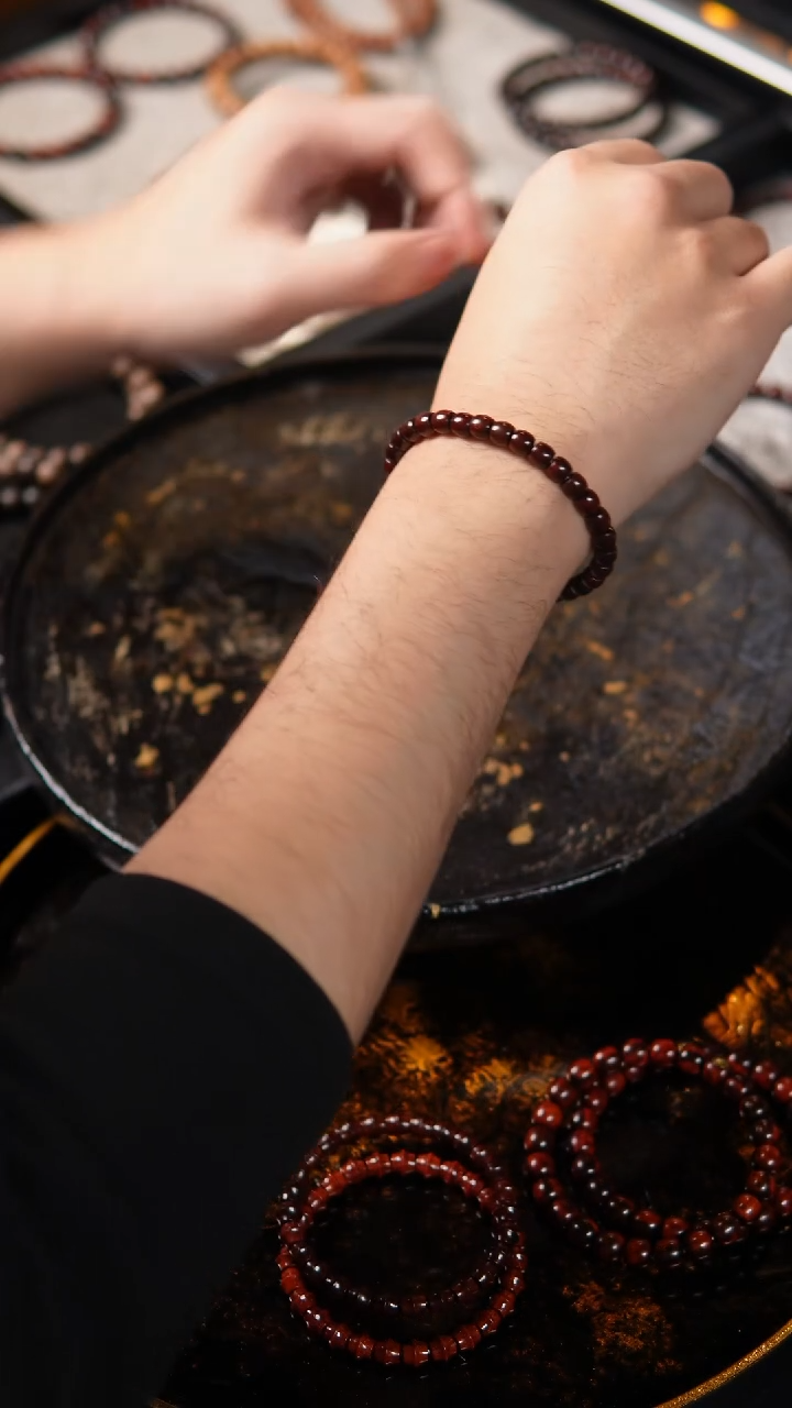 【闪购商品】檀香紫檀（小叶紫檀）手串/手链小叶紫檀直切单圈