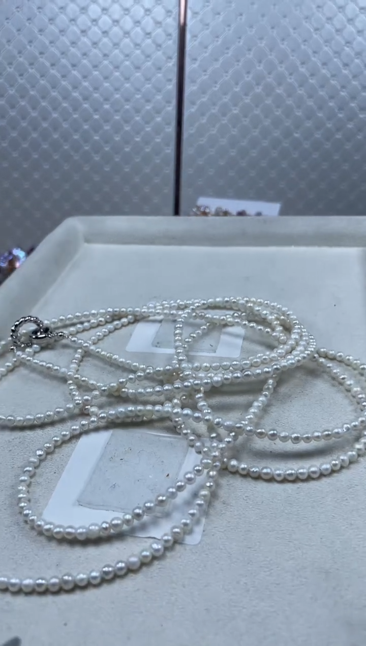 未镶嵌毛衣链淡水珍珠【纯恬珍珠】（多样性发货发一）