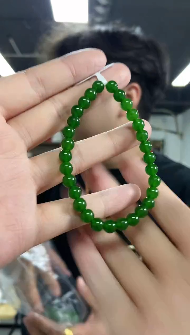 【闪购商品】和田玉手串未镶嵌多样性发其一颜色微差