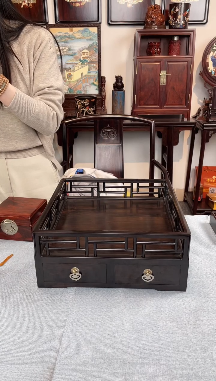 【闪购商品】黑酸枝木类成套家具都承盘