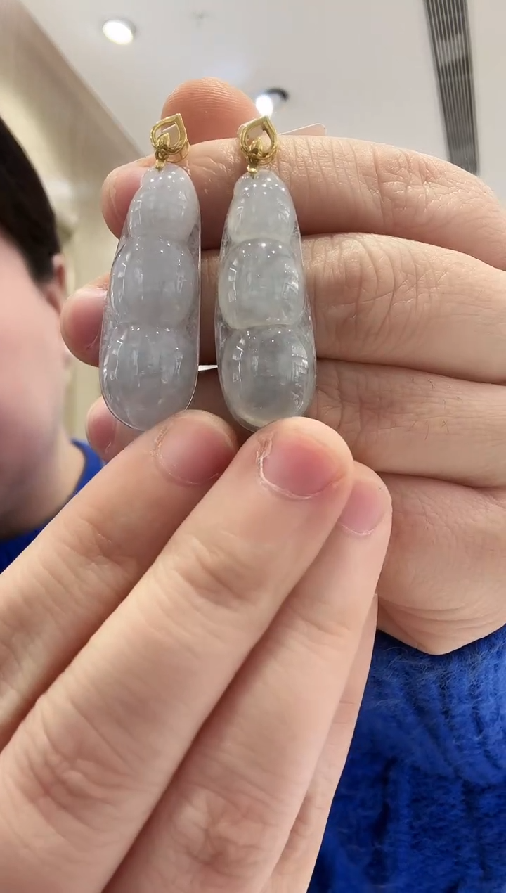 颈饰18K金镶嵌翡翠【17】多样发一