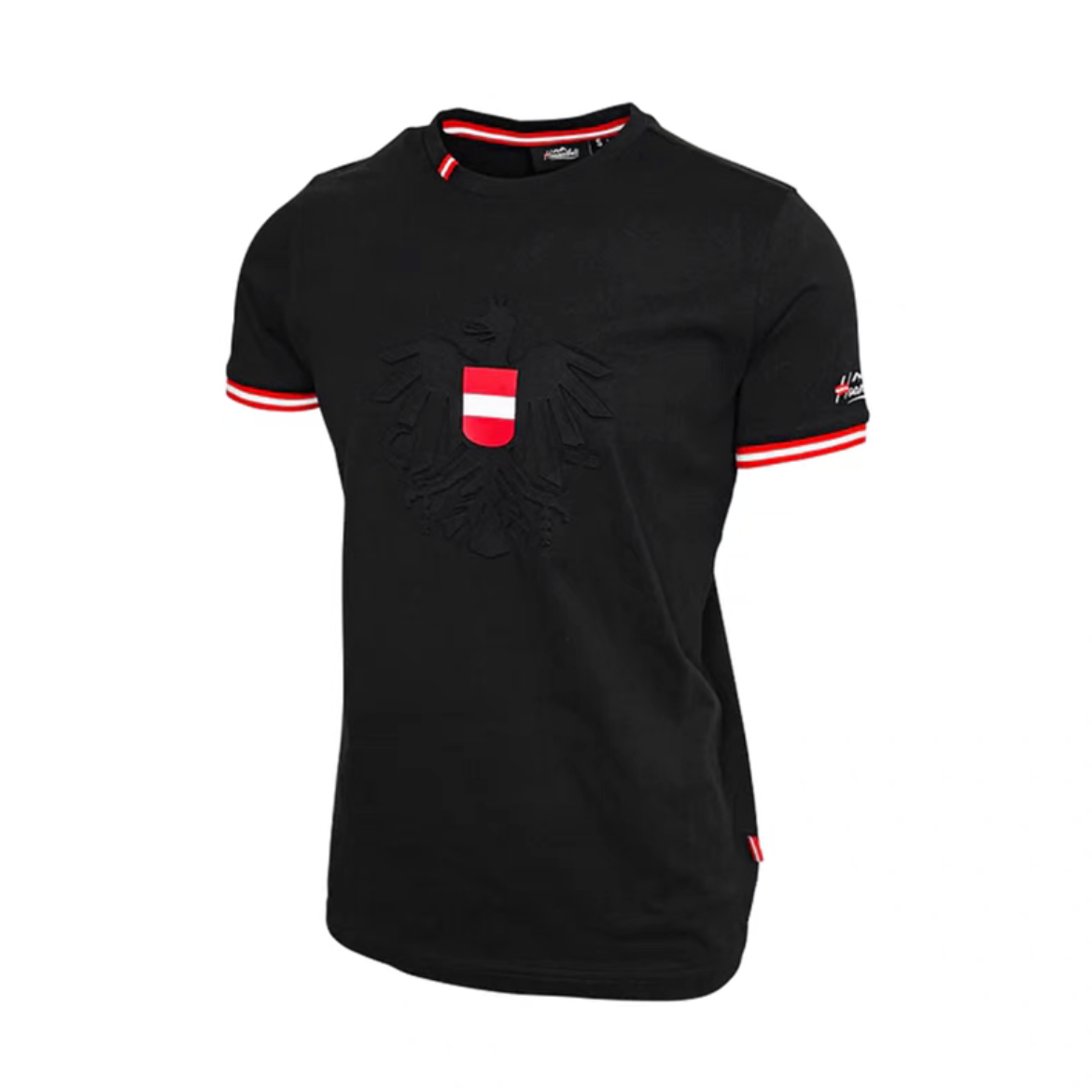 圆领3D钢印立体T恤