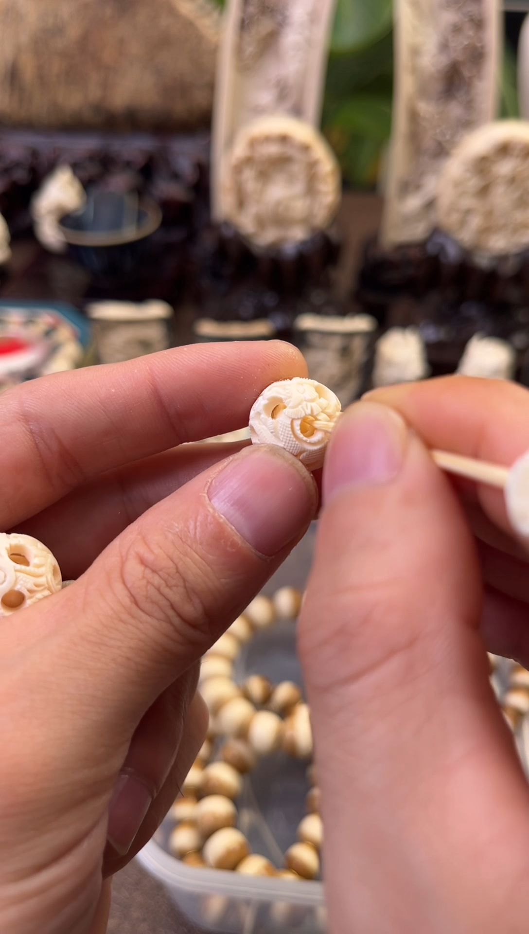 其他猛犸象牙鬼工球15