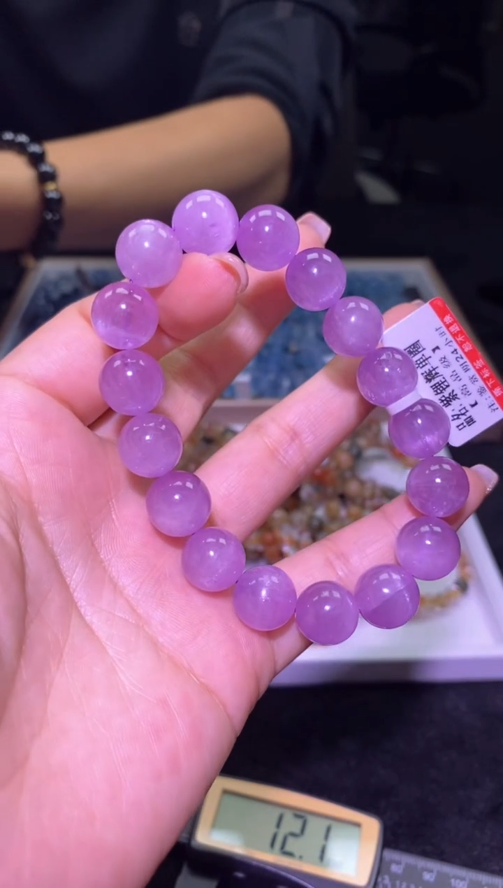 未镶嵌锂辉石单圈毕业级紫锂辉-A19-多样性发其一