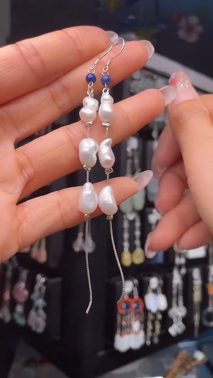 银S925镶嵌耳饰紫晶陆**?陆桉琪