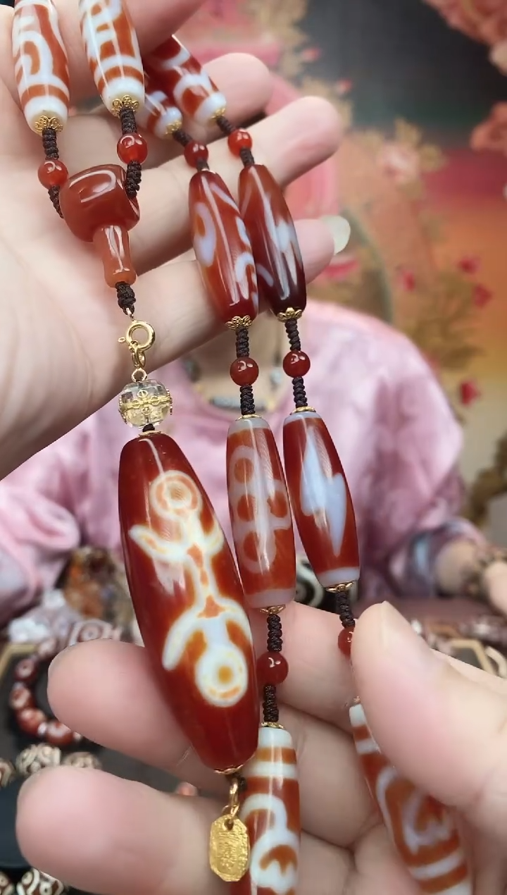 【闪购商品】玛瑙/玉髓毛衣链未镶嵌玛瑙贵贵毛衣链