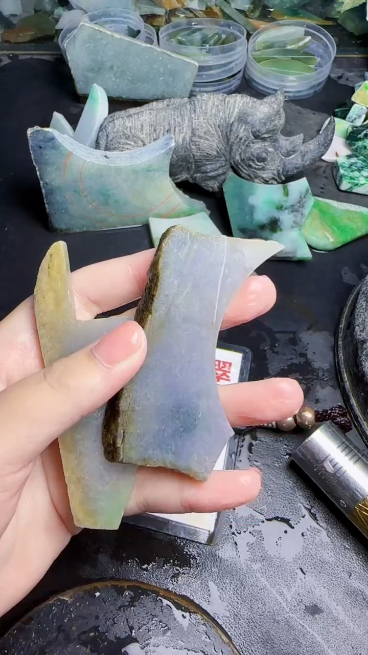 未镶嵌挂件翡翠T****马天然翡翠040