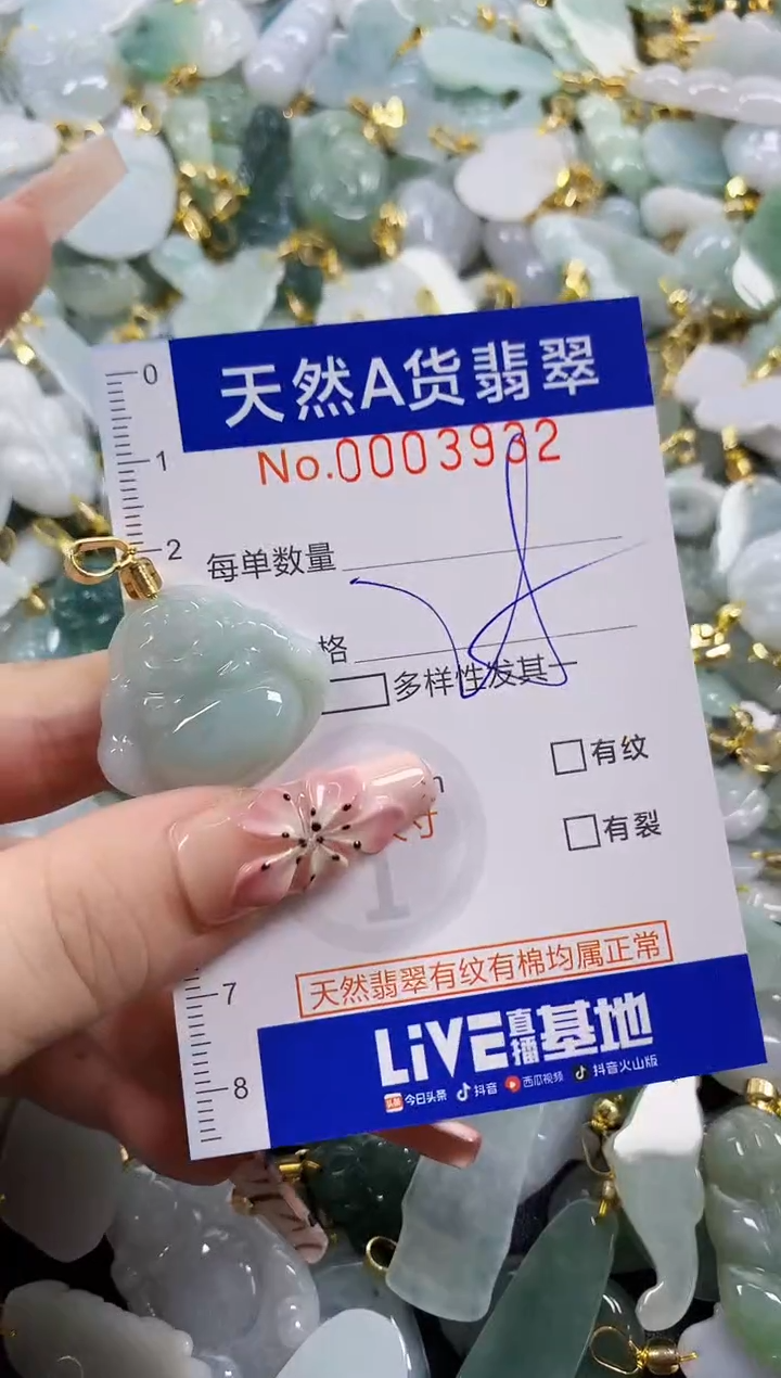 颈饰未镶嵌翡翠天然A货翡翠