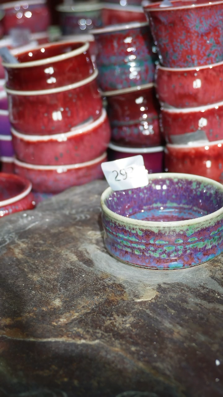 摆件陶精品窑变钧瓷茶器