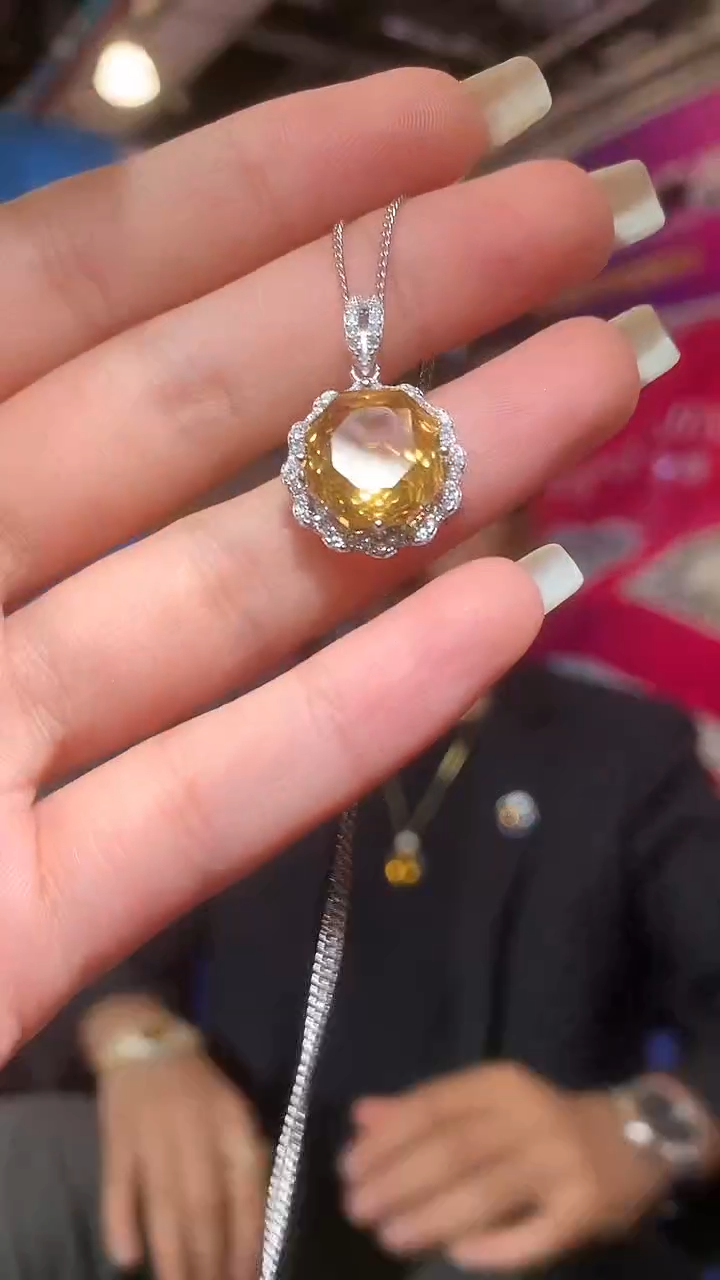 颈饰银S925镶嵌水晶【宝石世家严选】