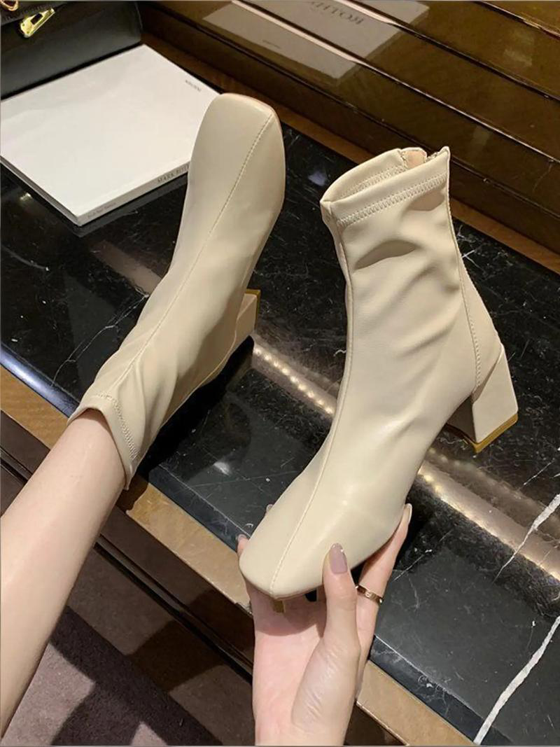 【畅】高端断码女鞋时尚百搭瘦瘦靴秋冬弹力靴子【非主图款】