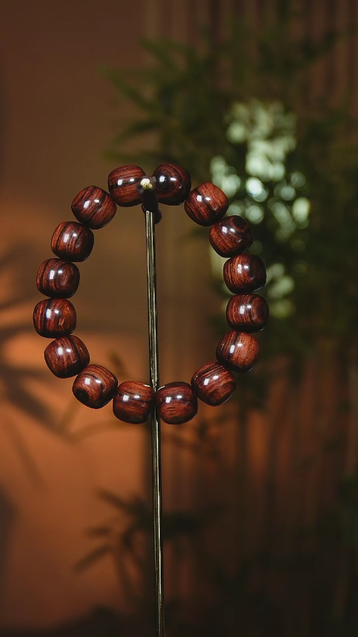 【闪购商品】黄花梨/降香黄檀手串/手链海南黄花梨1314老型