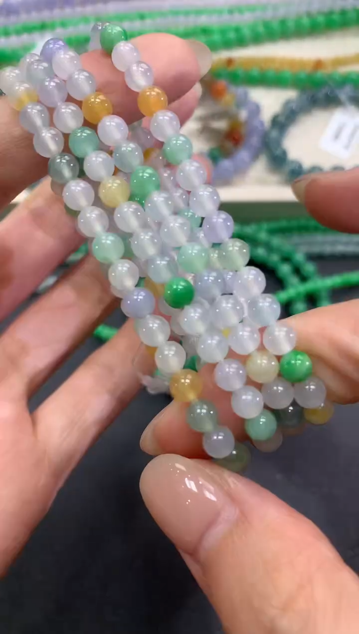 【闪购商品】翡翠手串未镶嵌q193多样性一件发货