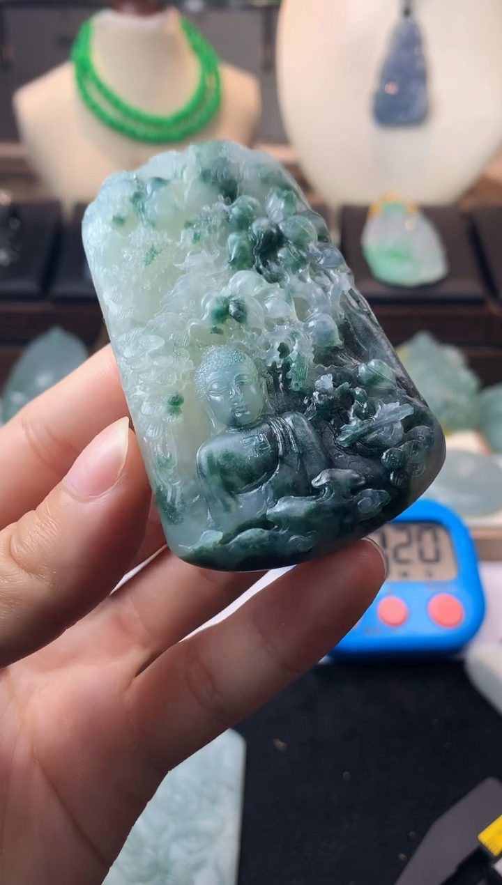 未镶嵌定制翡翠夜*子毛货不退不换