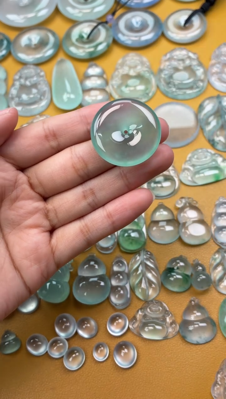 吊坠(不含链)未镶嵌翡翠62 平安扣 30.7 5.8