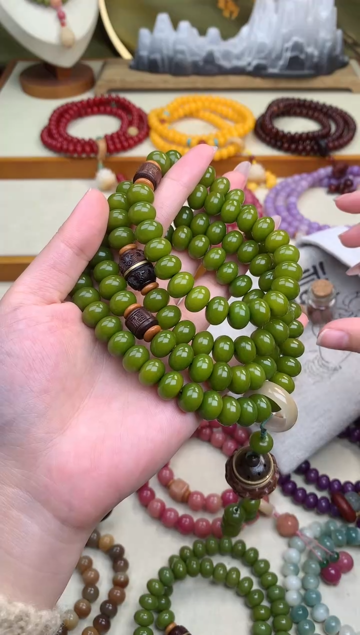 【闪购商品】白玉菩提手串四季常青