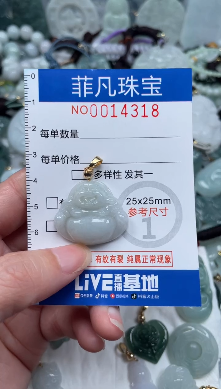 颈饰未镶嵌翡翠14318