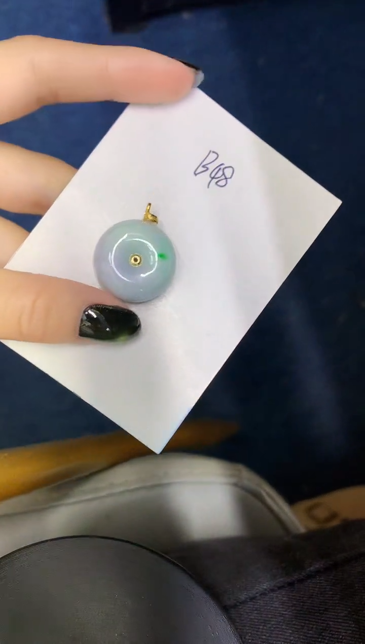 【闪购商品】翡翠颈饰18K金镶嵌00000000000