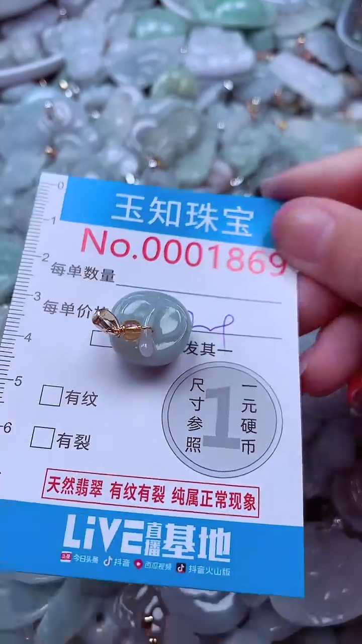 吊坠(不含链)未镶嵌翡翠1869