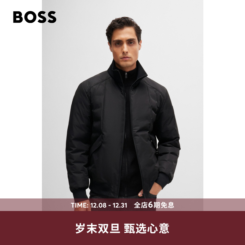 BOSS博斯男士 新款Performance运动风轻盈填料常规版夹克50519279
