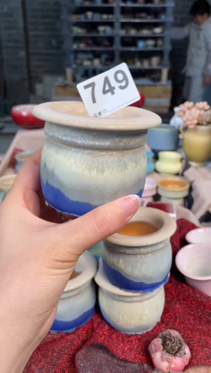 【闪购商品】摆件749小芳知木花盆编号