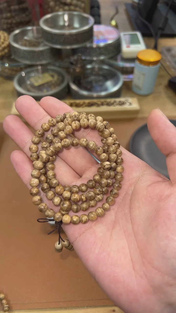 【闪购商品】沉香手串达拉干6mm念珠