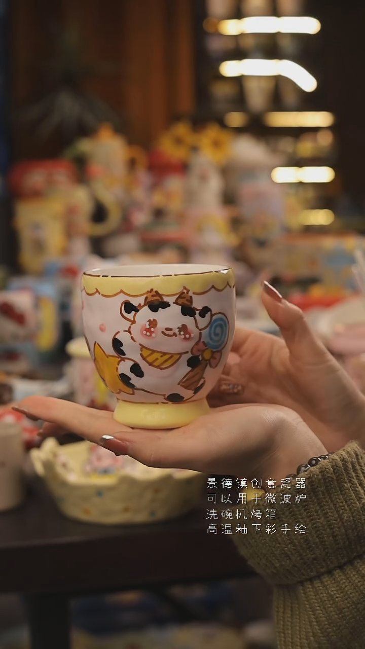 景德镇釉下彩绘设计师款式陶瓷
