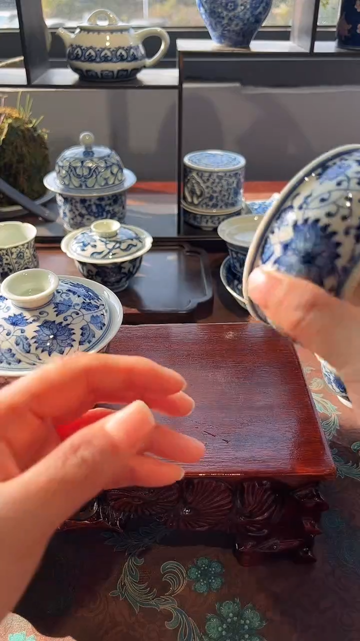 镹曰茶闲手工手绘柴茶具