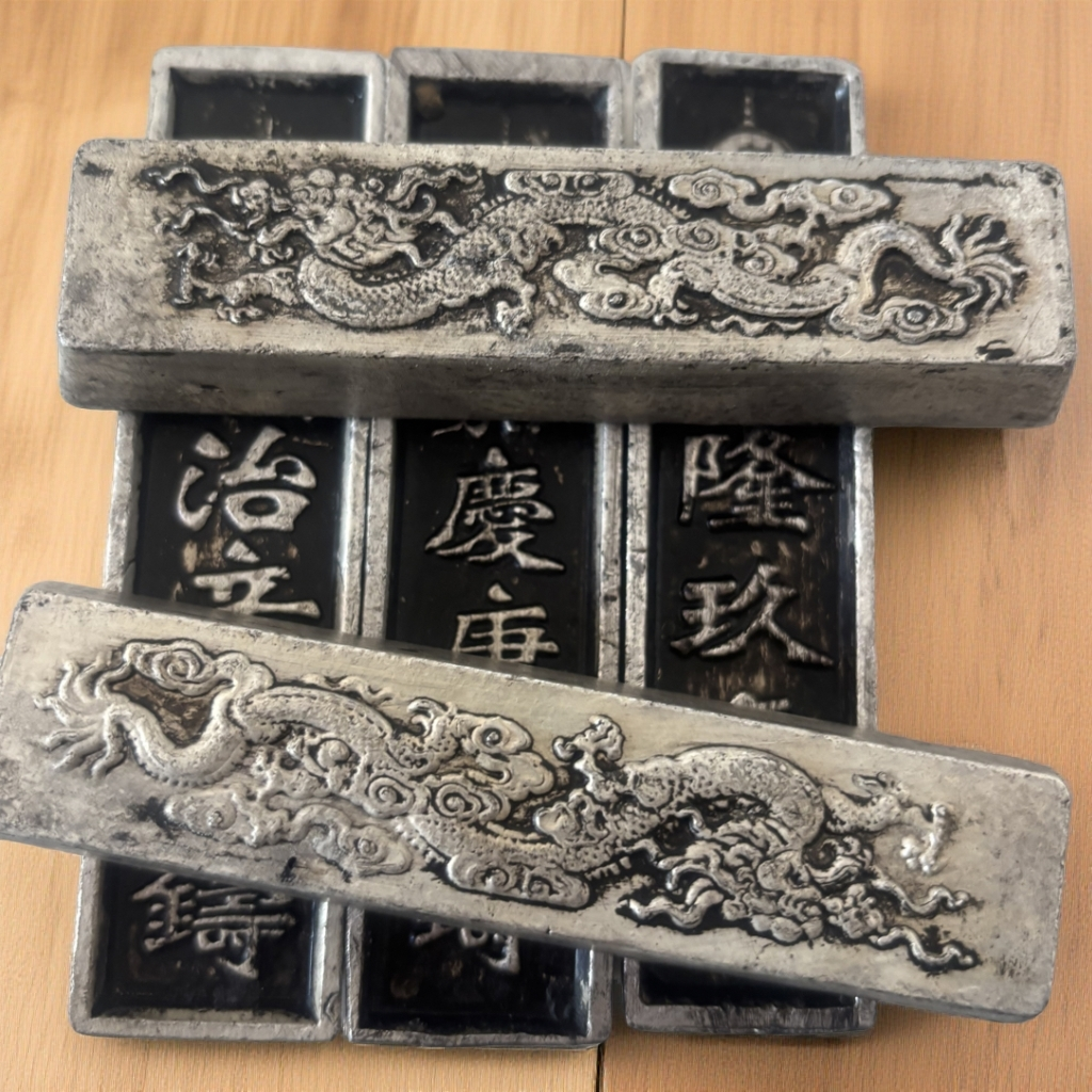 复古仿古(长条壹锭图)工艺品雕刻精美摆件随机发