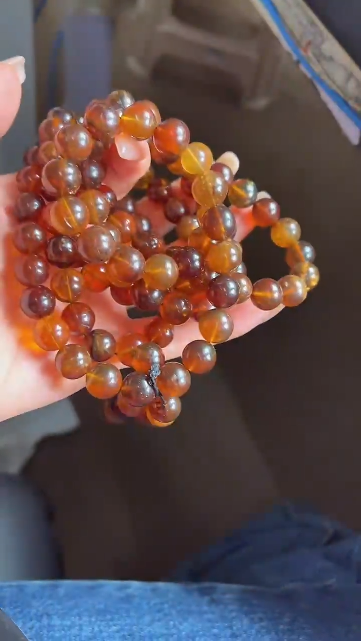 【闪购商品】琥珀颈饰未镶嵌100633573