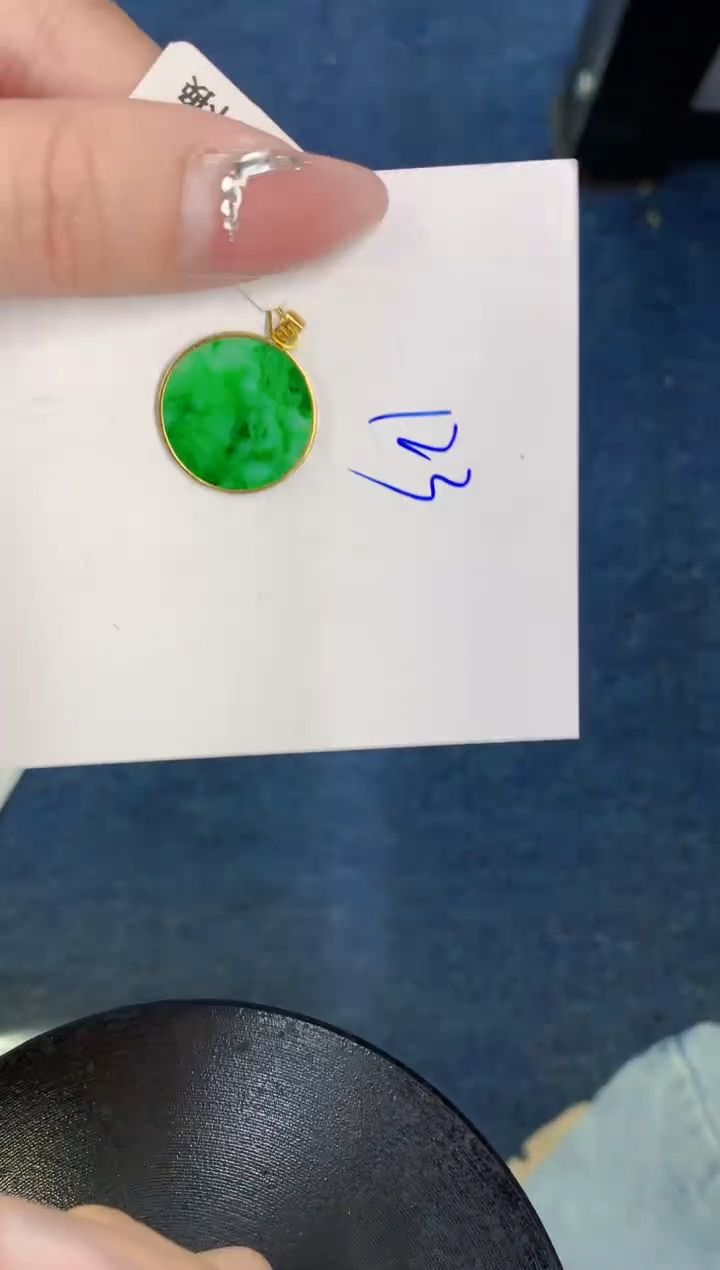 【闪购商品】翡翠颈饰18K金镶嵌000000000