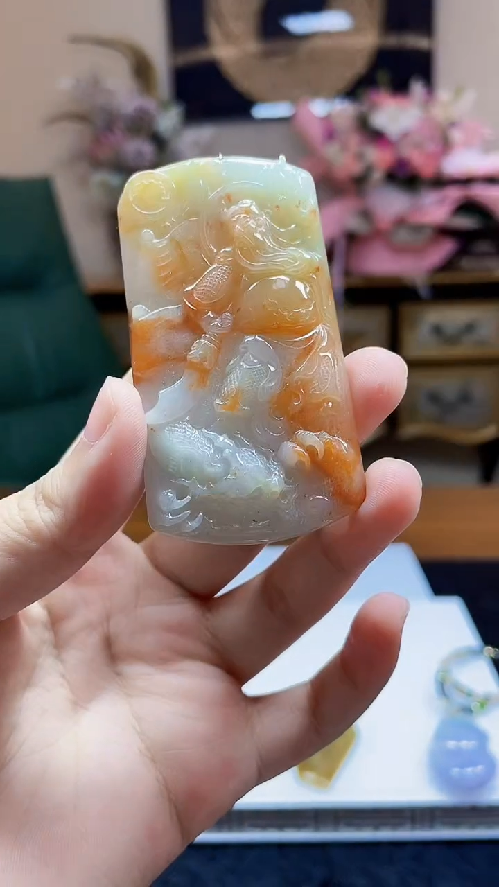 未镶嵌定制翡翠吊坠161