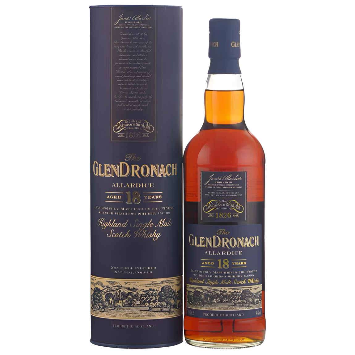 【老版本】格兰多纳18年 苏格兰威士忌700ml